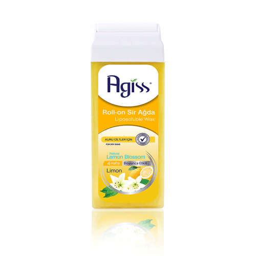 Roll shaving wax with lemon scent